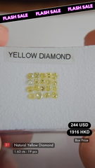 Natural Yellow Diamond Deal (1.63 cts)