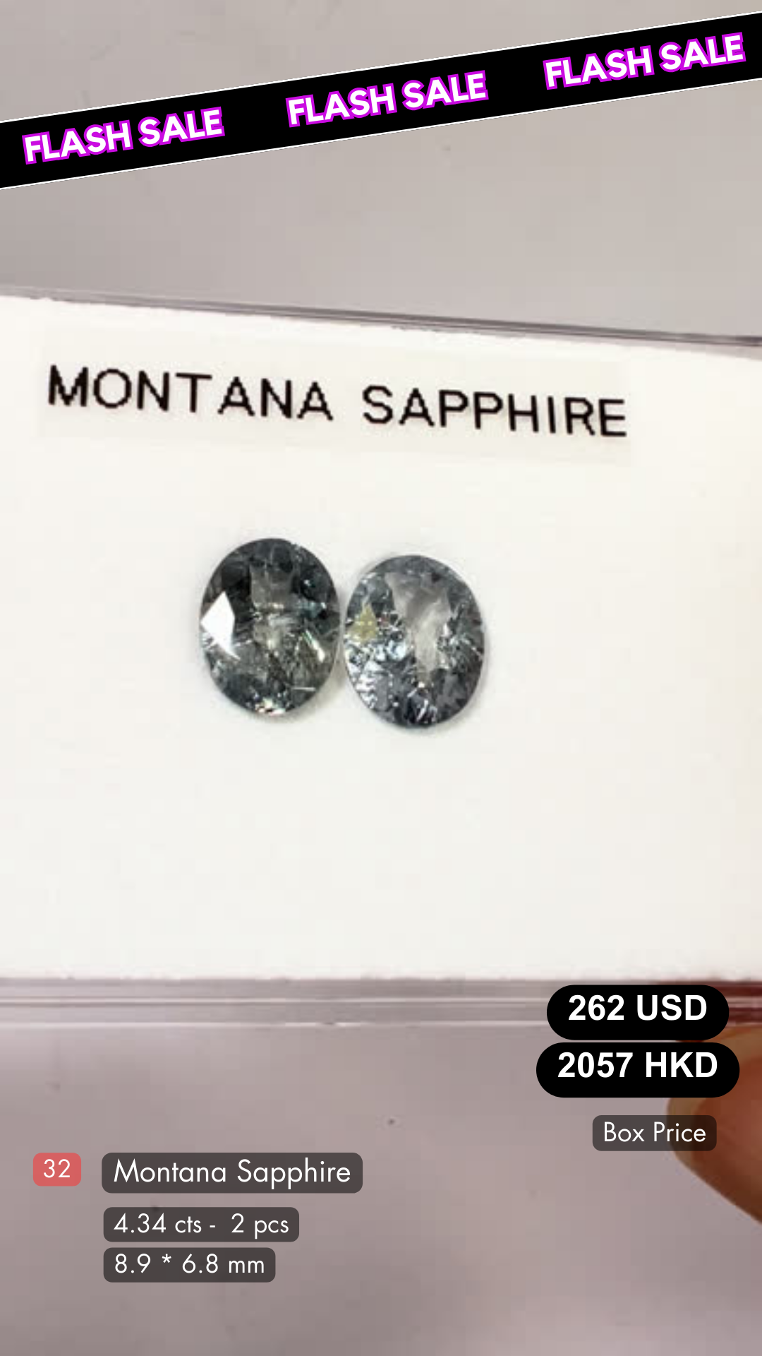 Montana Sapphire Deal (4.34 cts)