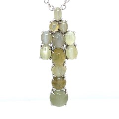 Chrysoberyl cats eye pendant