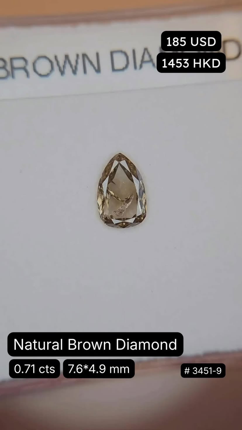 Natural Brown Diamond Deal (0.71 cts)