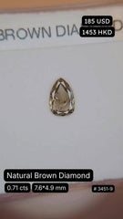 Natural Brown Diamond Deal (0.71 cts)