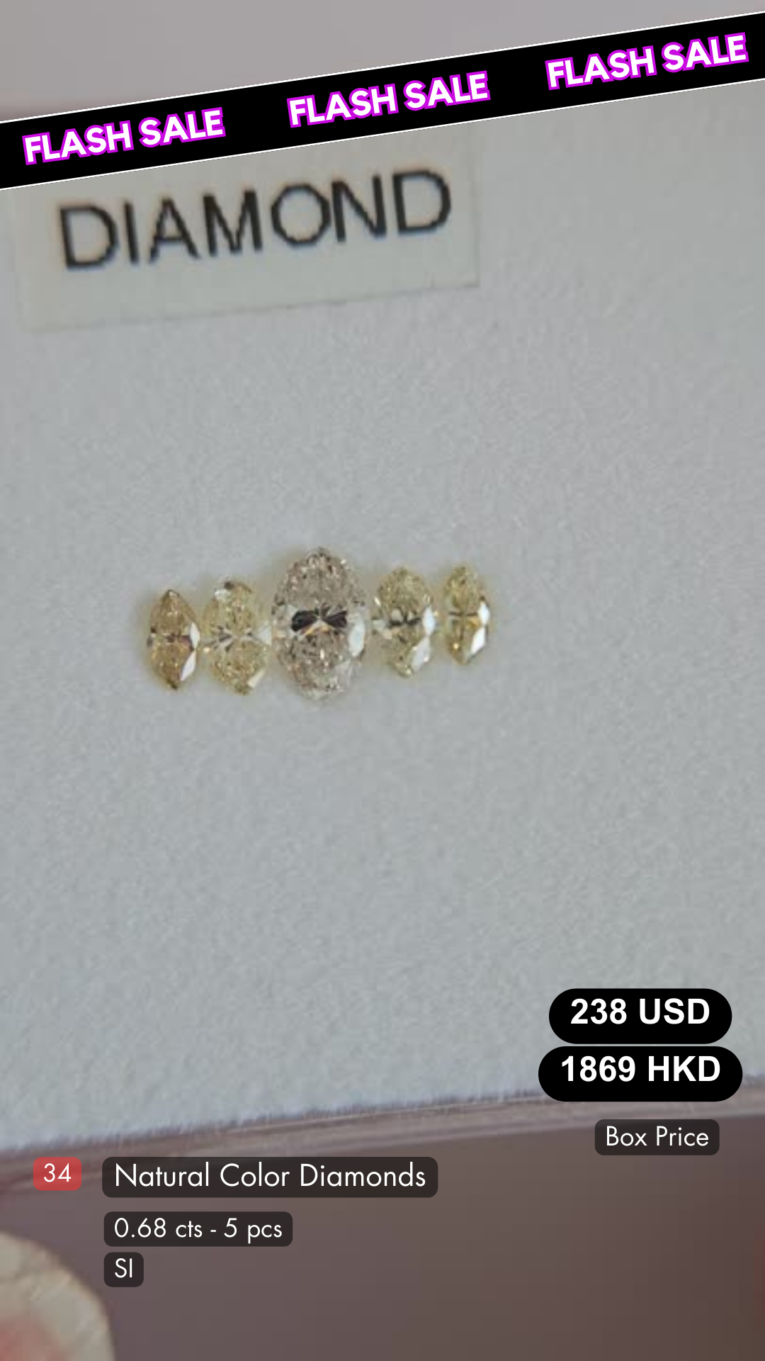 Natural Color Diamond Deal (0.68 cts)