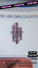 Natural Pink Brown Diamond Deal (1.77 cts)