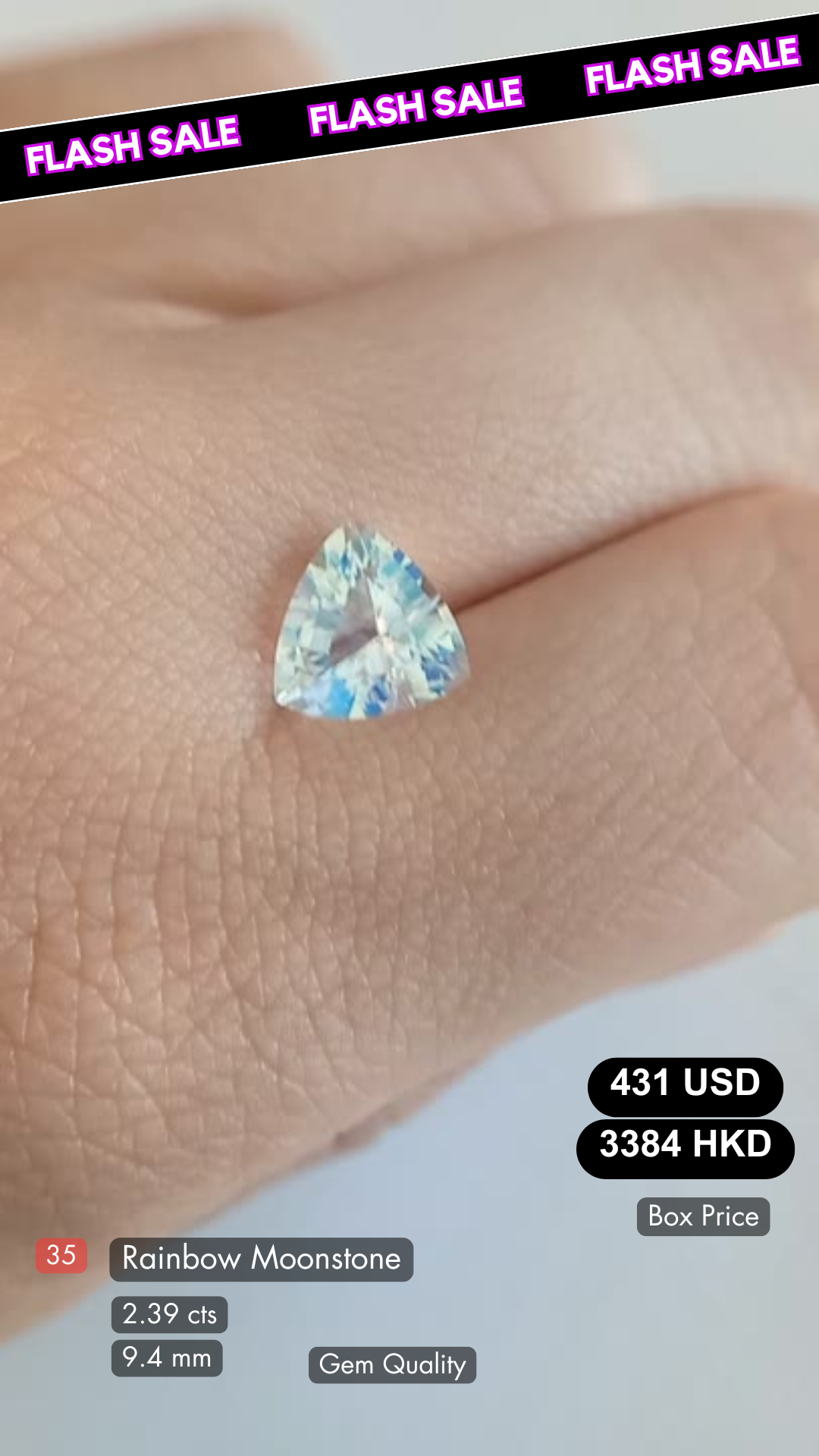 Rainbow Moonstone Deal (2.39 cts)