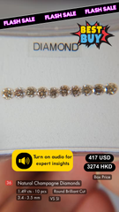 Natural Champagne Diamond Deal (1.49 cts)