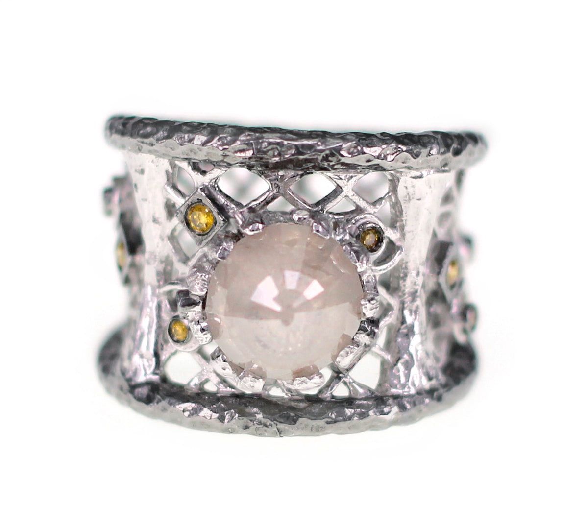 Icy Diamond Statement Ring