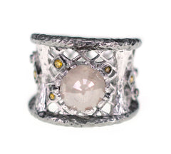 Icy Diamond Statement Ring