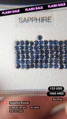 Sapphire Rounds Deal (3.48 cts)