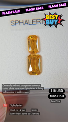 Natural Sphalerite Deal (3.60 cts)