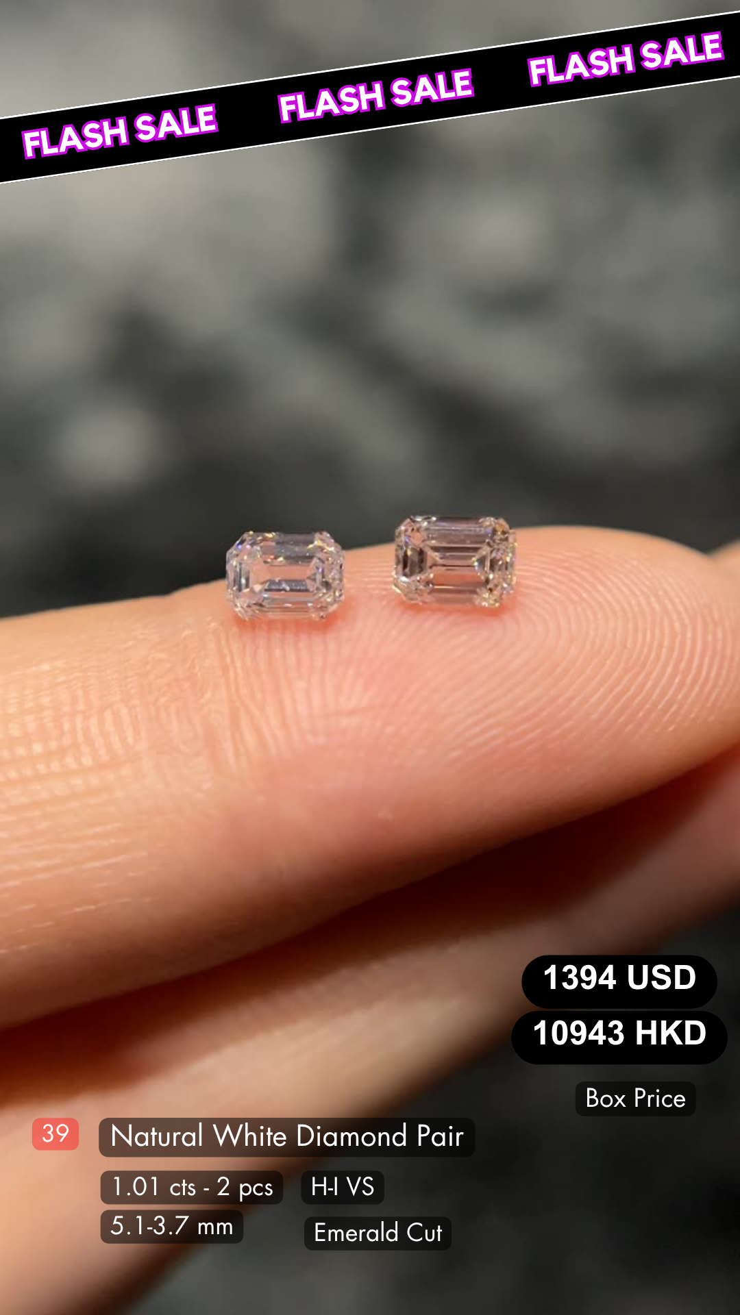 Natural White Diamond Deal (1.01 cts)