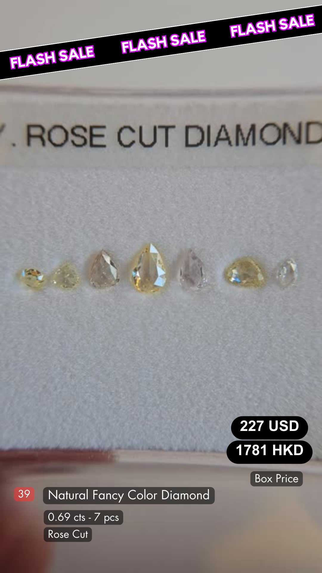 Natural Fancy Color Diamond Deal (0.69 cts)