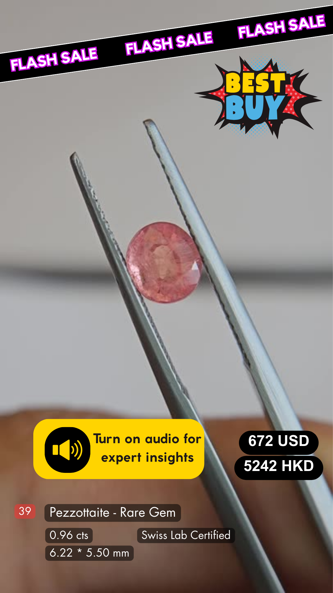 Pezzottaite Deal (0.96 cts)