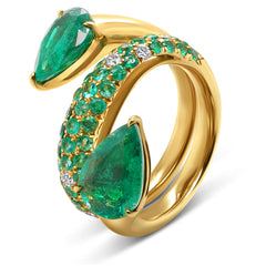 Emerald Promise Ring