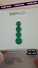 Vivid Green Emerald Deal (1.85 cts)