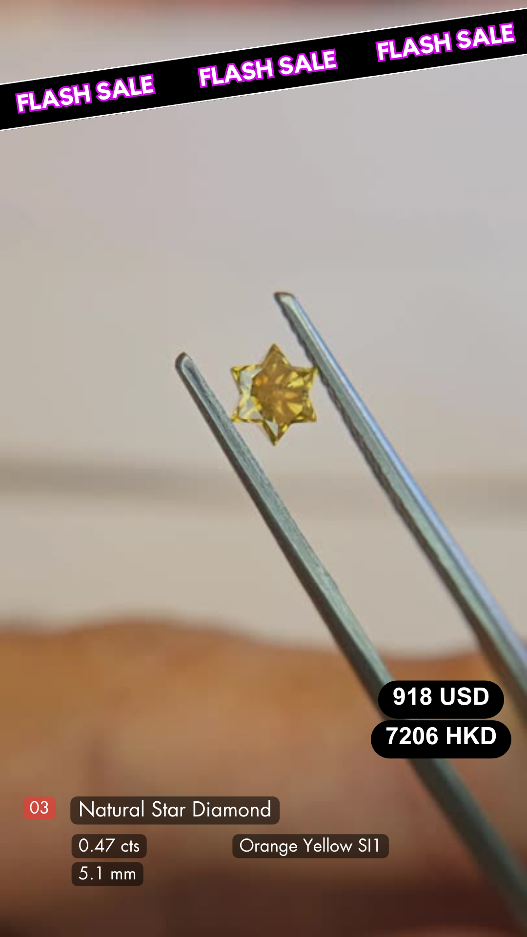 Natural Star Diamond Deal (0.47 cts)