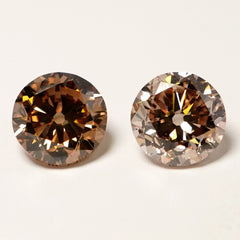 Natural Fancy Brown Diamond Pair (2.03 Cts)