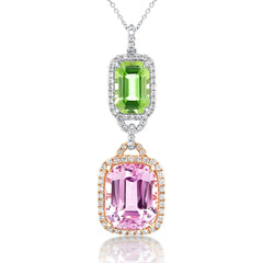 Peridot & Kunzite Necklace