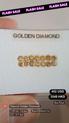 Natural Golden Diamond Deal (1.39 cts)