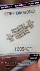 Natural Salt & Pepper Diamond Deal (1.06 Cts)