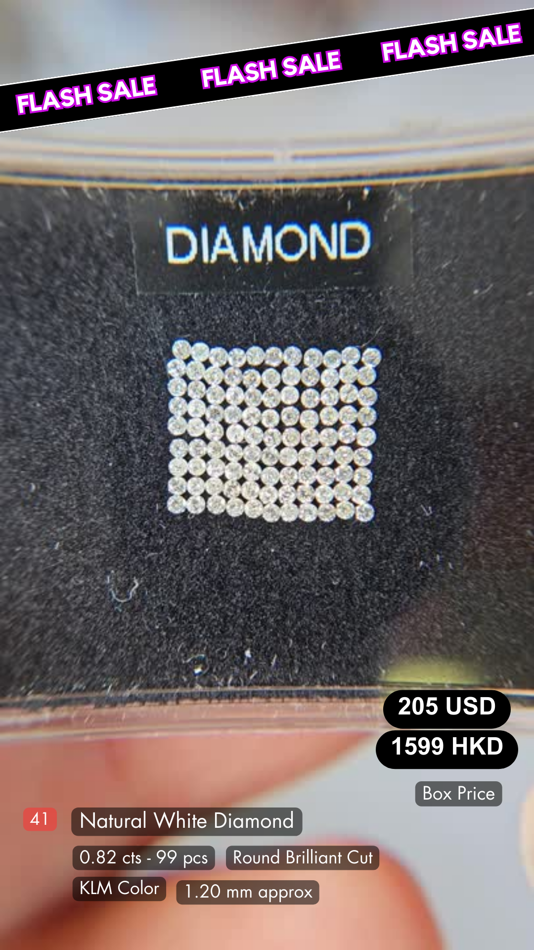 Natural White Diamond Deal (0.82 cts)