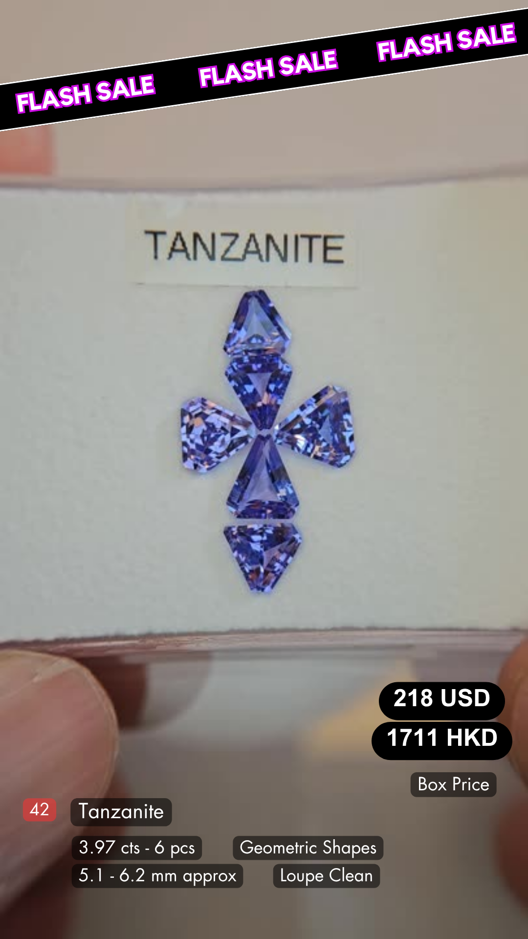 Natural Tanzanite Deal (3.97 cts)