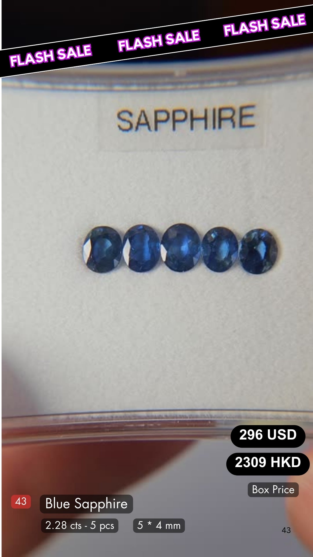 Blue Sapphire Deal (2.28 cts)