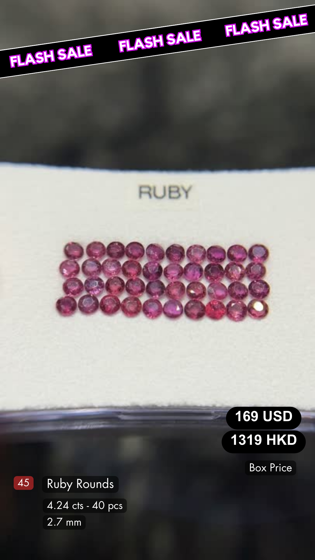 Ruby Rounds Deal (4.24 cts)