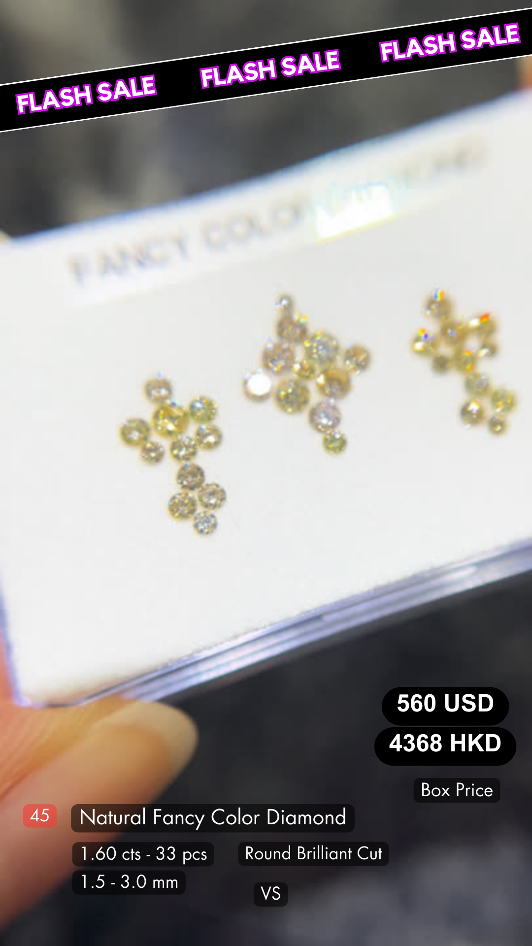 Natural Fancy Color Diamond Deal (1.60 cts)