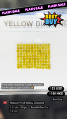 Natural Yellow Diamond Deal (1.01 cts)
