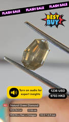 Natural Green Diamond Deal (2.06 cts)