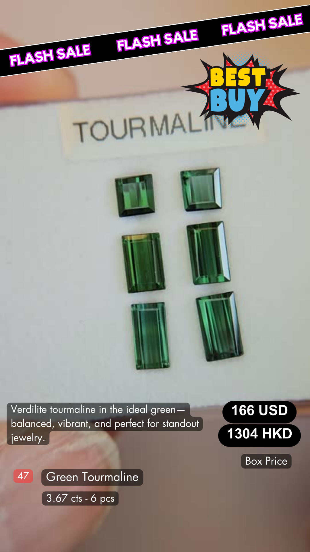 Natural Tourmaline  Deal (3.66 cts)