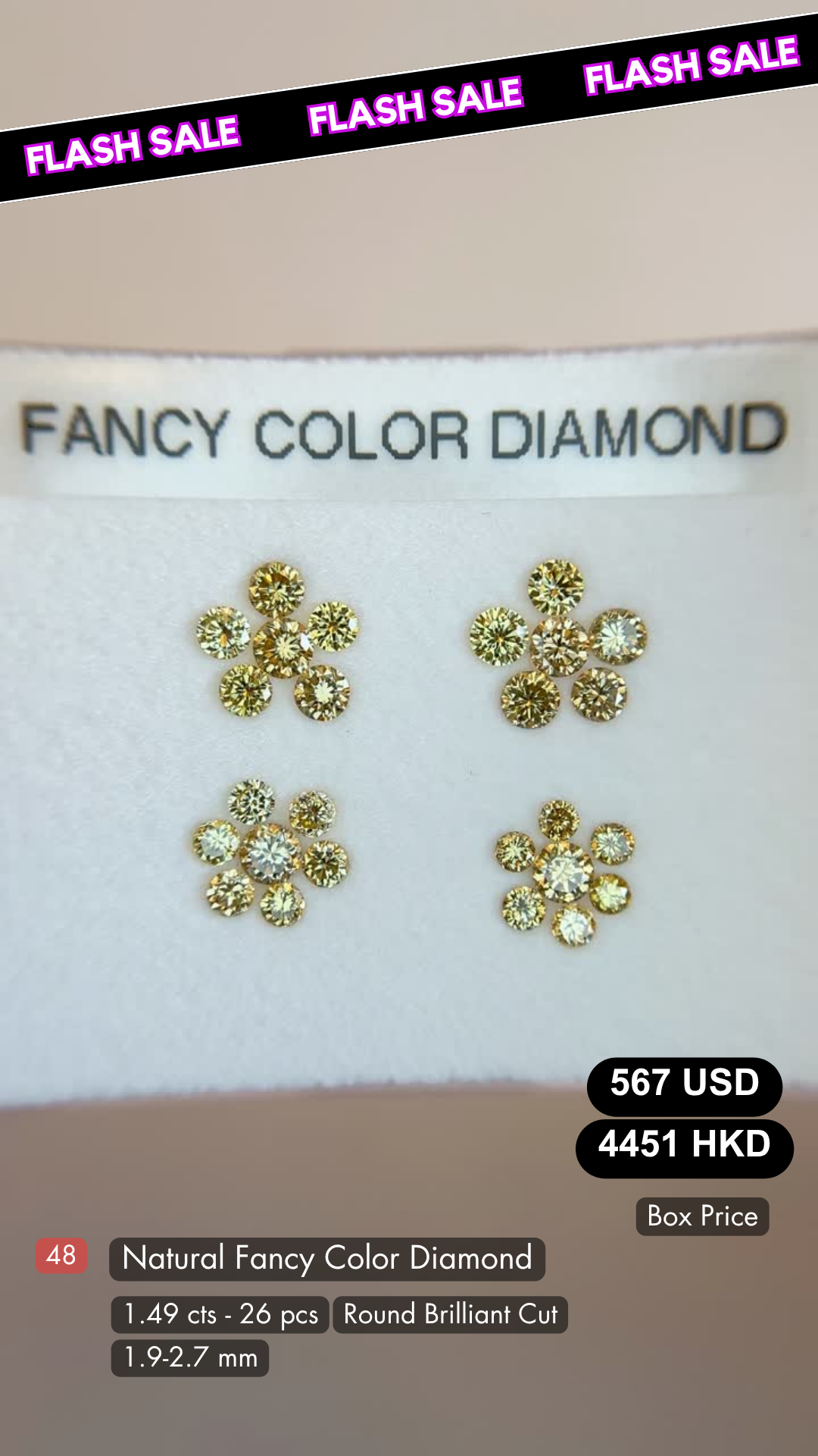 Natural Fancy Color Diamond Deal (1.49 cts)