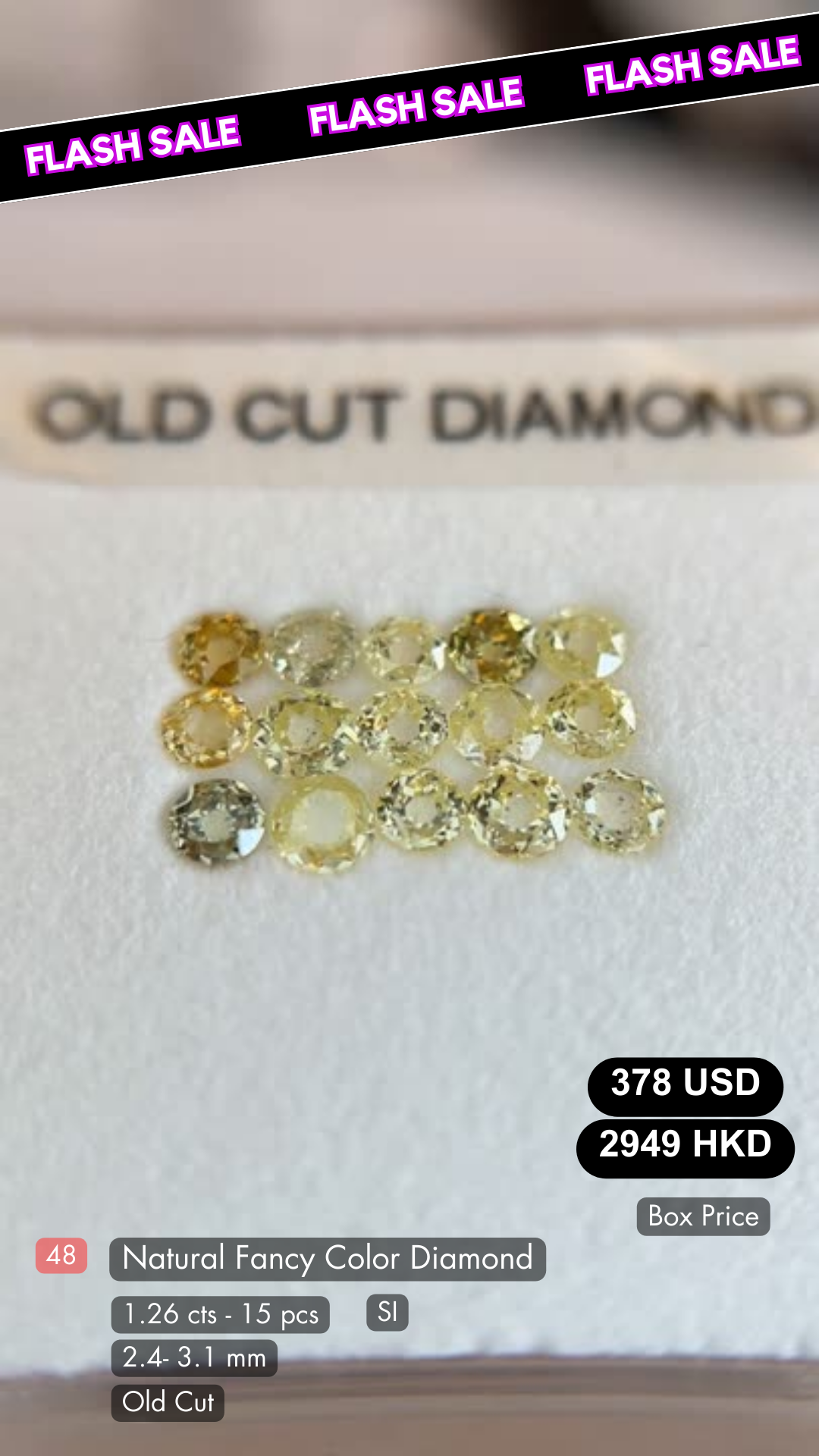 Natural Fancy Color Diamond Deal (1.26 cts)