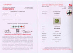 Natural Neon Green Tsavorite (7.49 Cts)