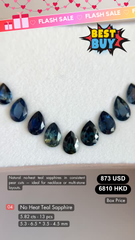 No Heat Teal Sapphire Deal (5.82 cts)