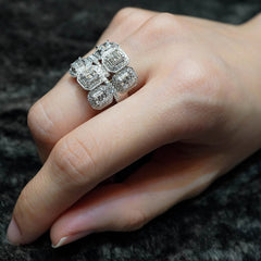 Radiant Shaped Diamond Ring