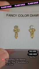 Natural Fancy Color Diamond Deal (0.96 cts)