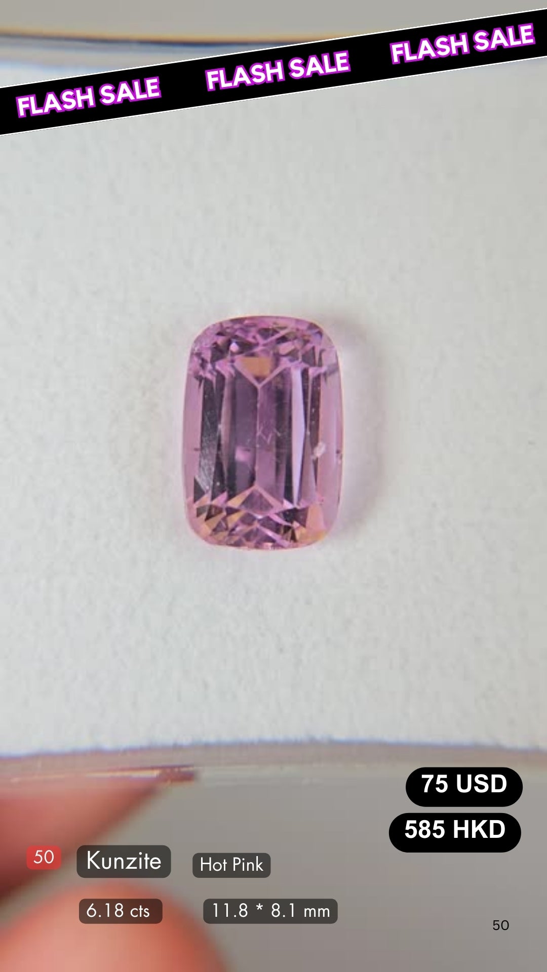 Kunzite Deal (6.18 cts)