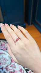 Sapphire & Enamel Ring