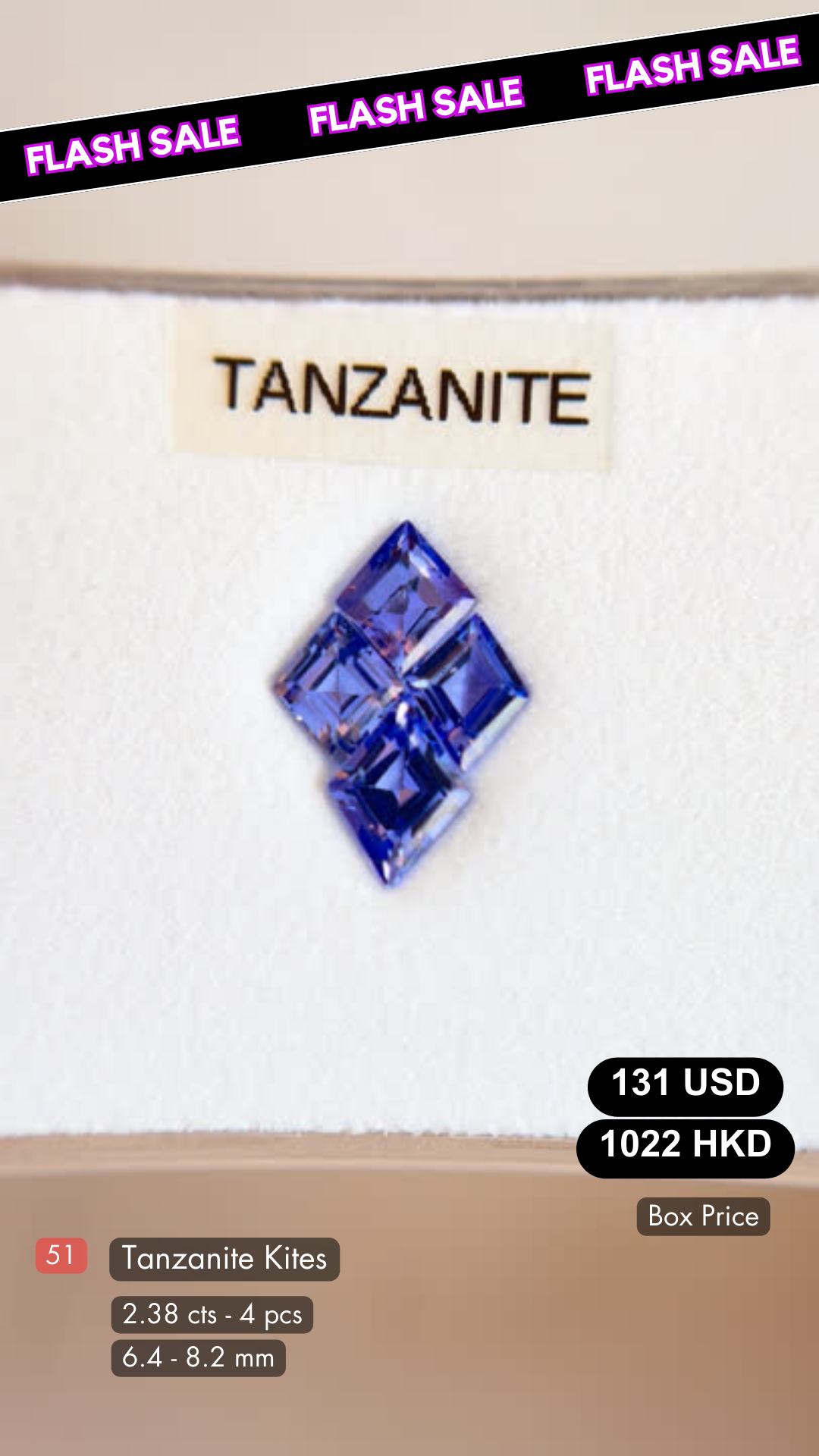 Tanzanite Kite Deal (2.38 cts)