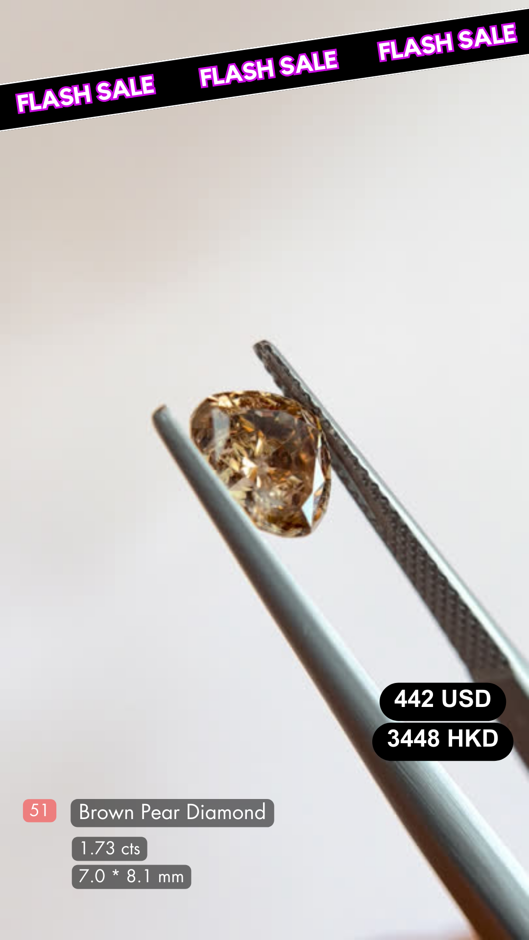 Natural Brown Diamond Deal (1.73 cts)