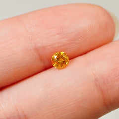 Fancy Vivid Orange Yellow Diamond (0.30 cts)