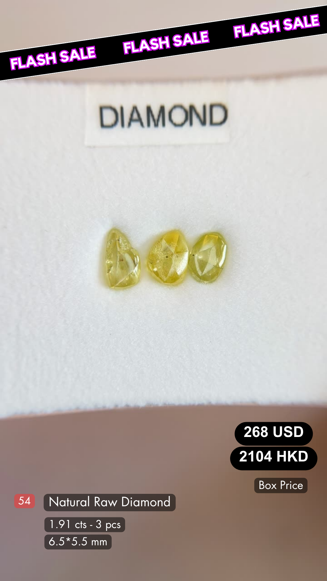 Natural Raw Diamond Deal (1.91 cts)