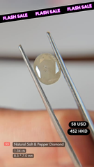 Natural Salt & Pepper Diamond Deal (1.54 cts)