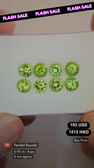 Peridot Rounds Deal (6.90 cts)