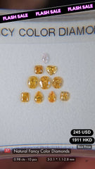 Natural Fancy Color Diamond Deal (0.98 cts)