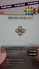 Natural Rose Cut Diamond Deal (0.98 cts)