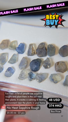 No heat Rough Sapphire Deal (20.50 cts)