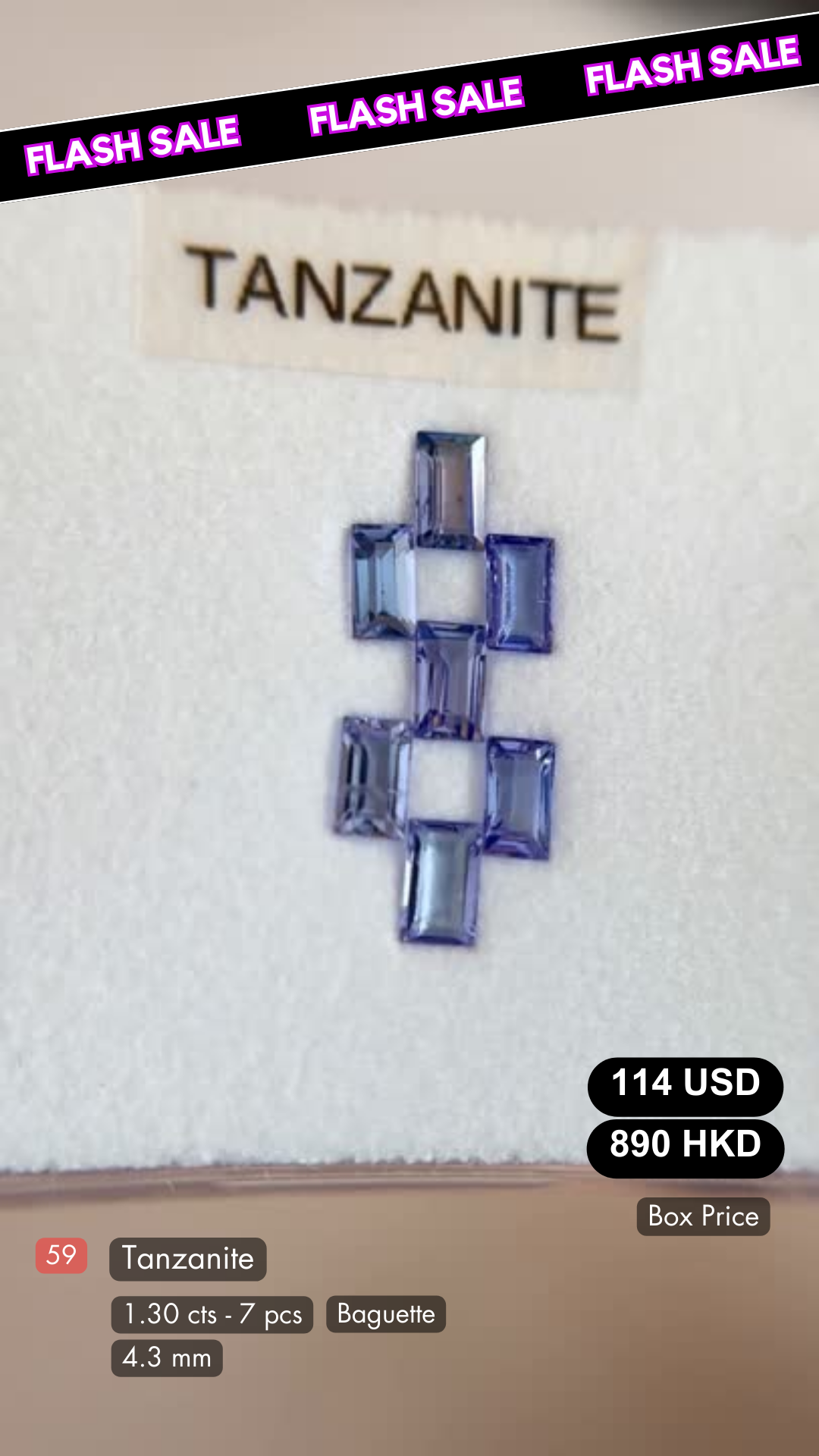 Tanzanite Deal (1.30 cts)