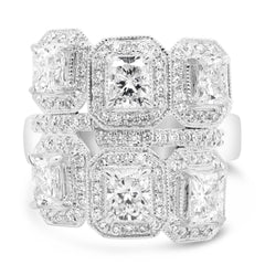 Radiant Shaped Diamond Ring